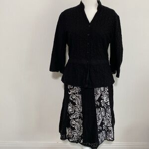 Eyelet Casual Suit